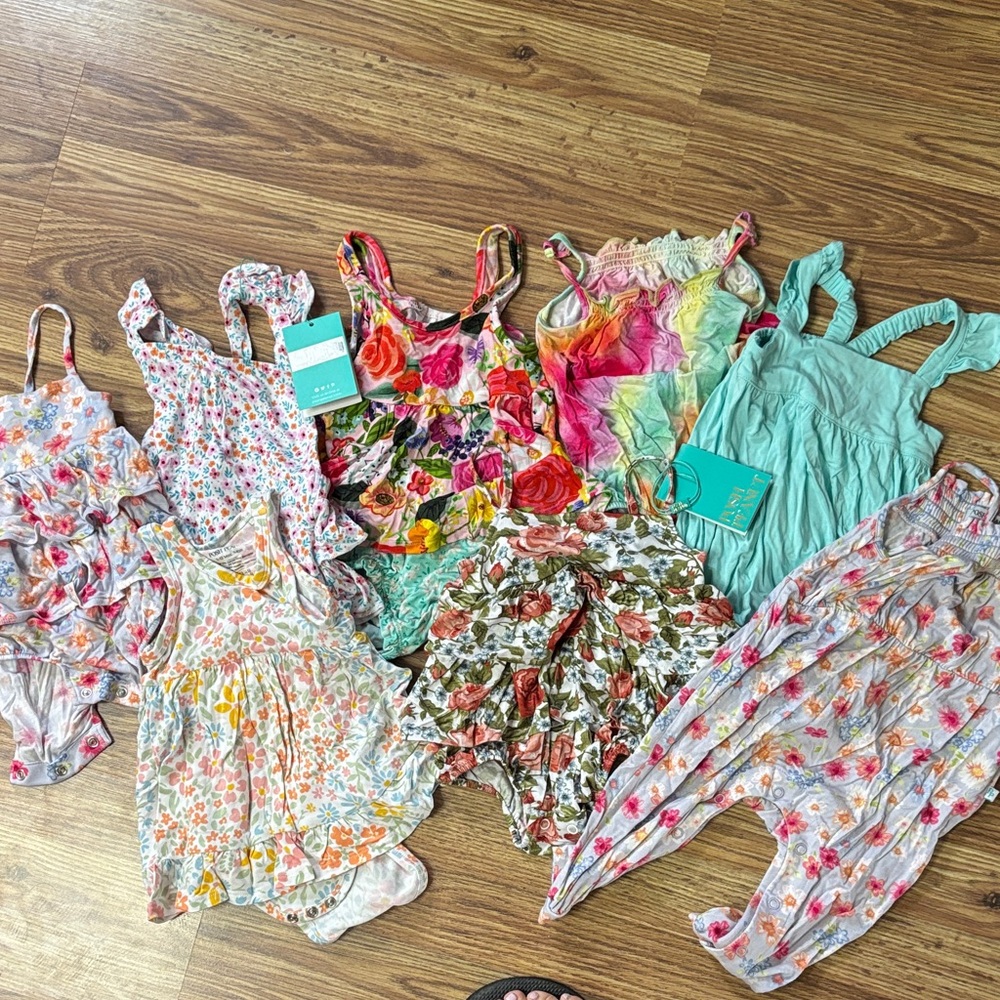 Colorful Kids Floral Bottoms